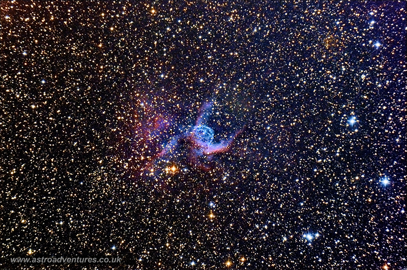 Thors Helmet Nebula.